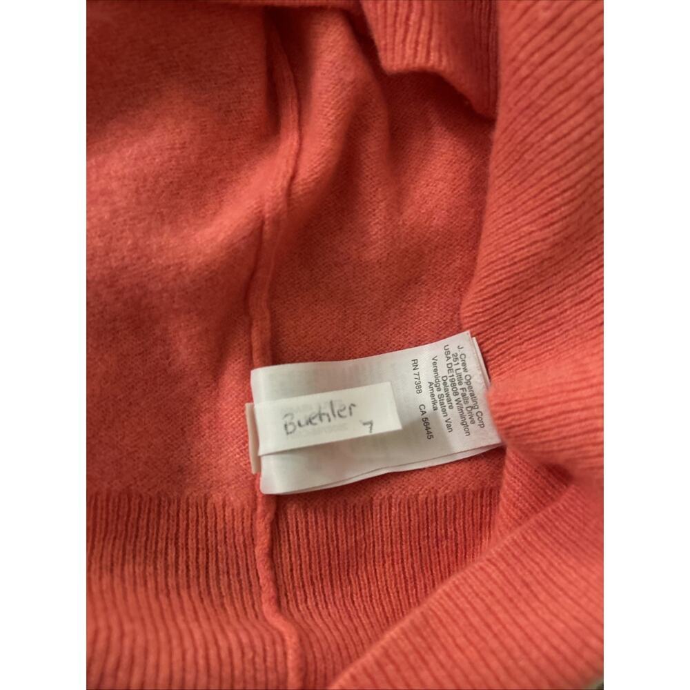 J. Crew Cashmere Classic-Fit Crewneck Sweater BA400 Pink Sz XS - Picture 6 of 6